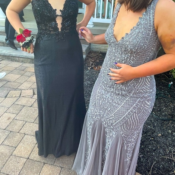 Beaded Y2K mermaid prom dress - Picture 3 of 4